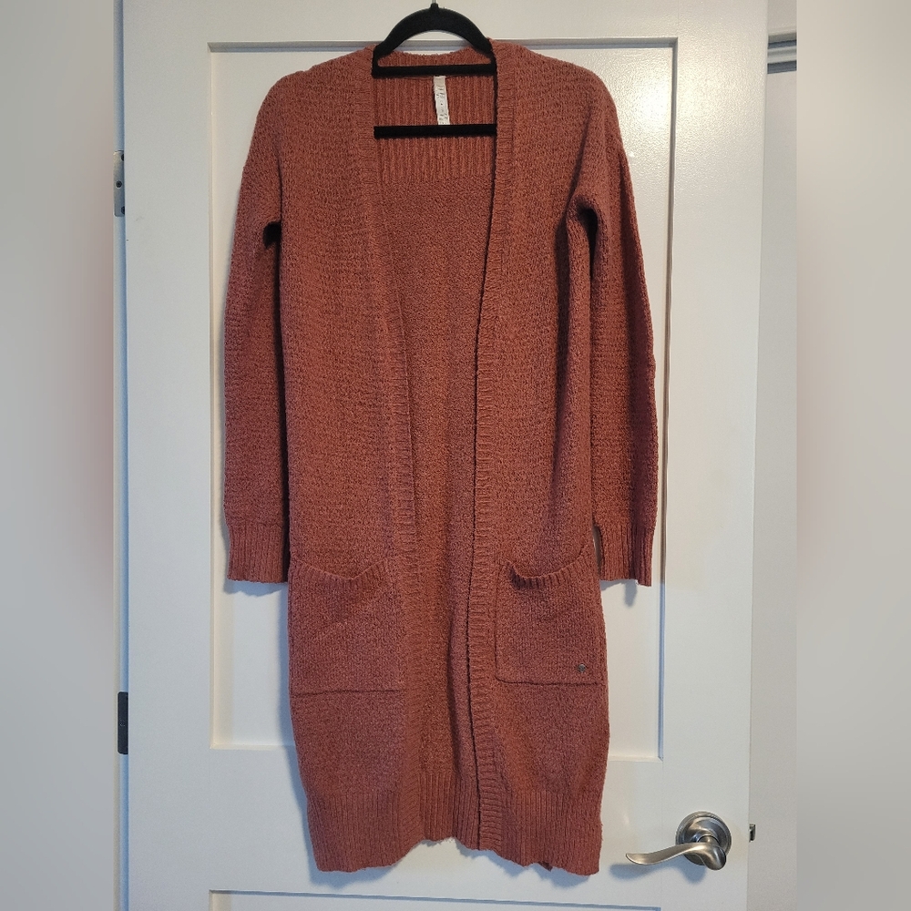 Ripzone Burnt Orange Long Cardigan